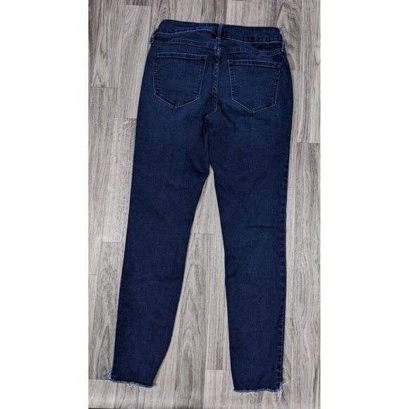 (3/$35) Old Navy Size 2 Pockets Rockstar Super Skinny Ankle Denim Blue Jeans - Picture 2 of 10